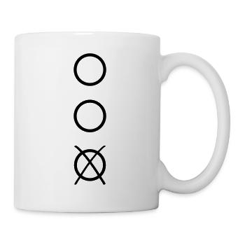 wahl - Tasse - Weiß - Rechts