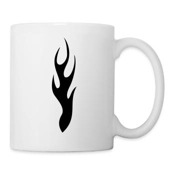 tribal flame - Tasse - Weiß - Rechts