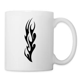 tribal flame - Tasse - Weiß - Rechts