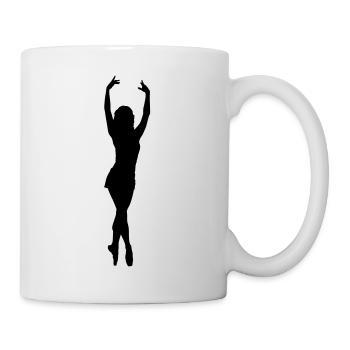 dance ballett - Mug - white - Right
