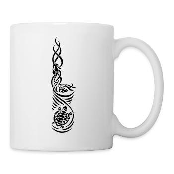 UW-Tribal - Tasse - Weiß - Rechts