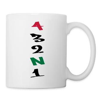 4 Gears Graffiti - Tasse - Weiß - Rechts