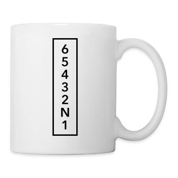 Gang 1 zu 6 - Tasse - Weiß - Rechts