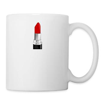 rouge à lèvres - Mug blanc - blanc - Droite
