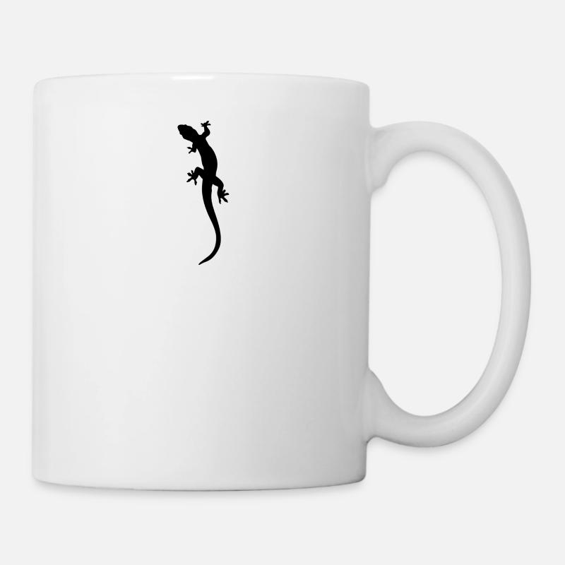 Eidechse - Tasse - Weiß