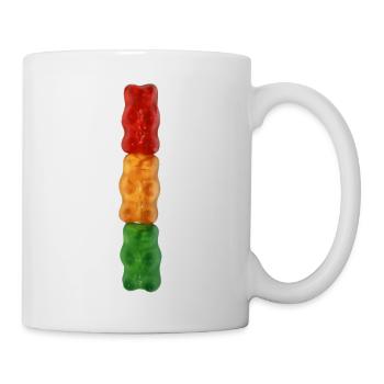 Gummibärchen Totem - Tasse - Weiß - Rechts