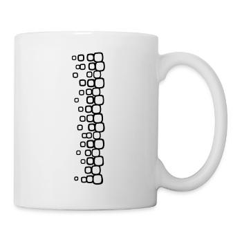 qadrati_1c - Mug blanc - blanc - Droite