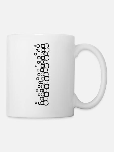 qadrati_1c - Tasse - Weiß
