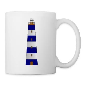 lighthouse lighthouse coast coast ocean sea meer1 - Mug - white - Right