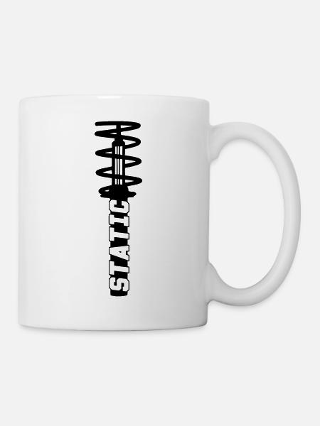 static - Tasse - Weiß
