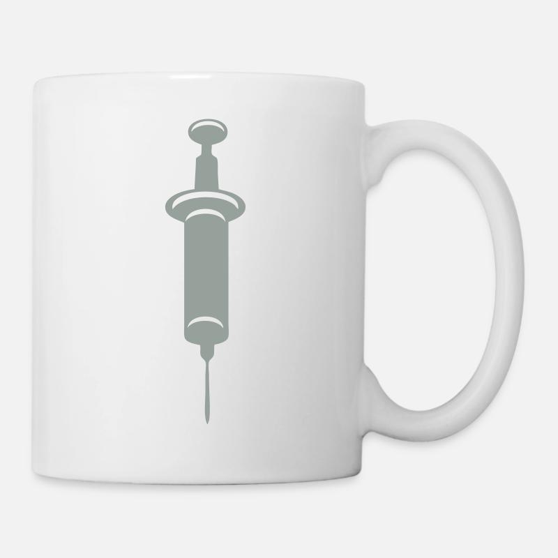 Spritze stechen Krankenhaus ein - Tasse - Weiß