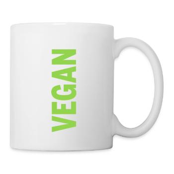 Go Vegan [green] - Tasse - Weiß - Rechts
