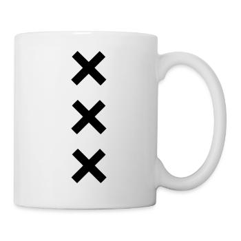 blason Amsterdam Hollande ville hollandaise - Mug blanc - blanc - Droite