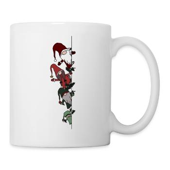 Wichtel Familie - Tasse - Weiß - Rechts