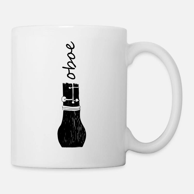 hautbois - Mug blanc - blanc