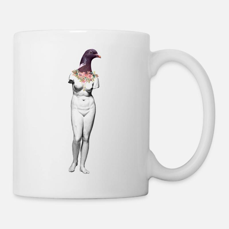 Ms. Pigeon - Tasse - Weiß