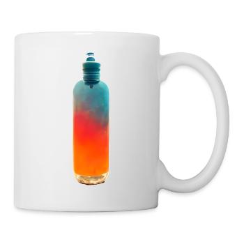 Water bottle Retro Sport - Mug - white - Right