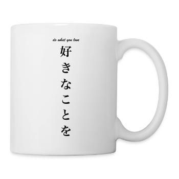 love - Tasse - Weiß - Rechts