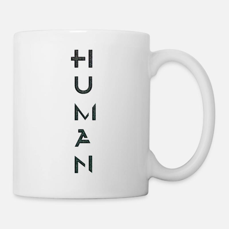 Human - Tasse - Weiß