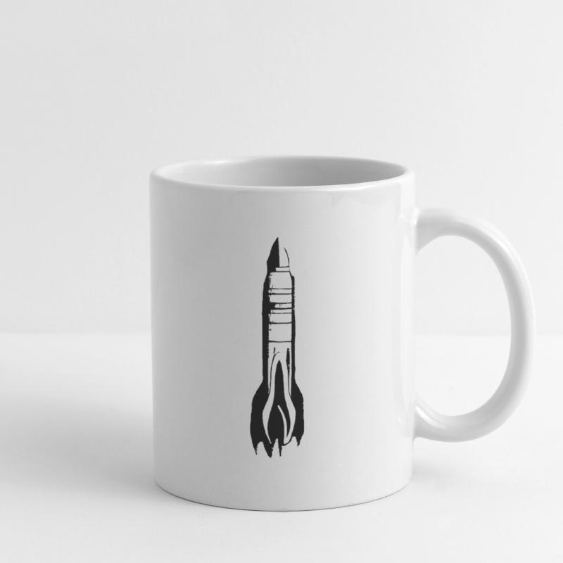 Spacecraft Rocket Space Space Flight Vector Mug