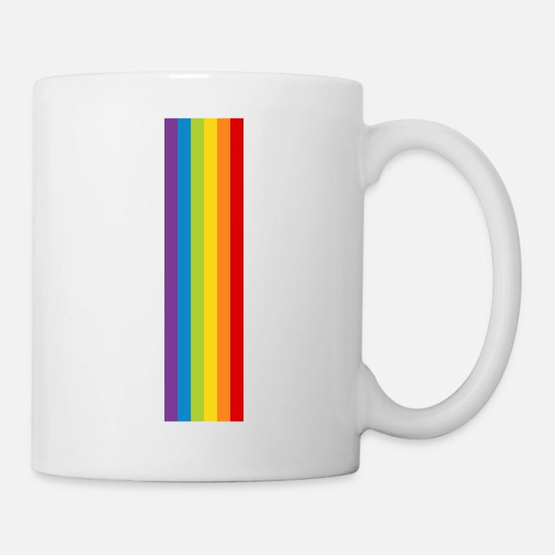LGBT Pride Flag CSD Regenbogen Flagge Pride Month - Tasse - Weiß