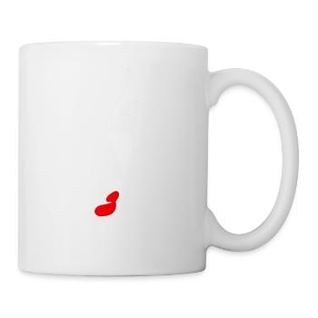 Beautiful female paint fashion colorful woman art - Mug - white - Right