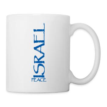 Israël Paix - Mug blanc - blanc - Droite
