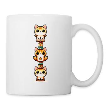 Purrfect Totem Pole - Mug - white - Right