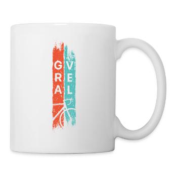 Cool design gravel bike for cyclists - Mug - white - Right