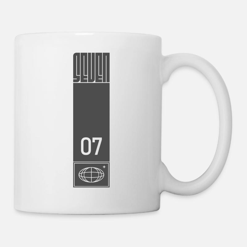 Number 7 - Mug blanc - blanc