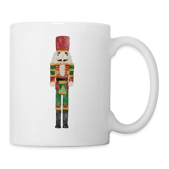 Nussknacker Watercolor - Tasse - Weiß - Rechts
