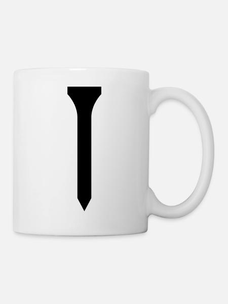 Golf Tee - Tasse - Weiß