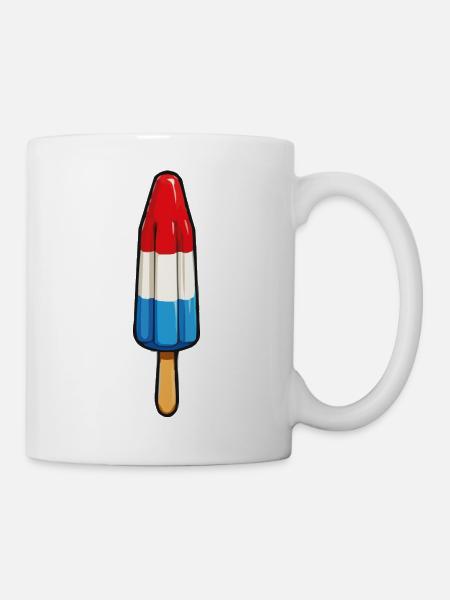 Eis am Stiel - Tasse - Weiß