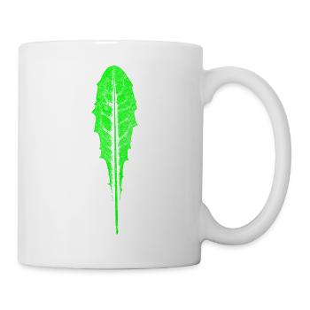 Löwenzahn Blatt / Garten & Natur - Tasse - Weiß - Rechts