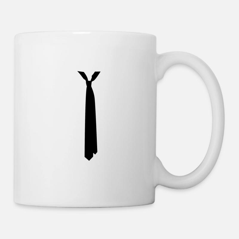 Black tie - Mug - white
