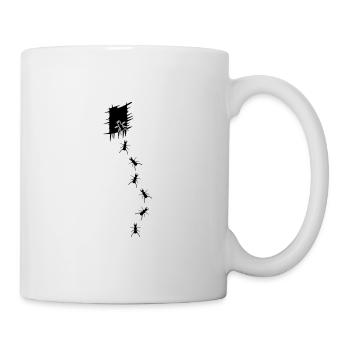 Ameisen - Tasse - Weiß - Rechts