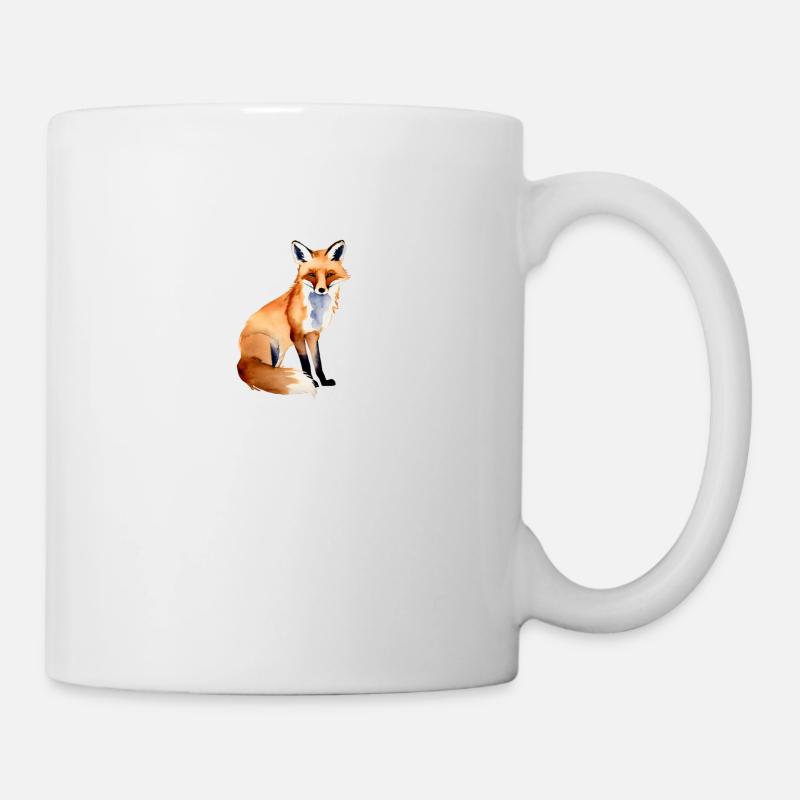 Fox with a plain background - Mug - white