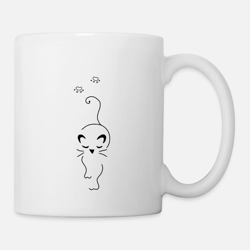 Katze - Tasse - Weiß