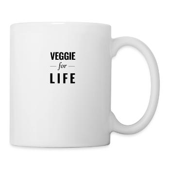 Veggie For Life - Tasse - Weiß - Rechts