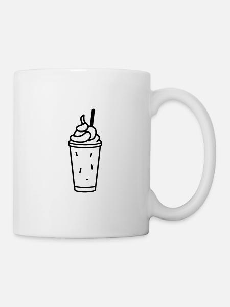 Milchshake - Tasse - Weiß