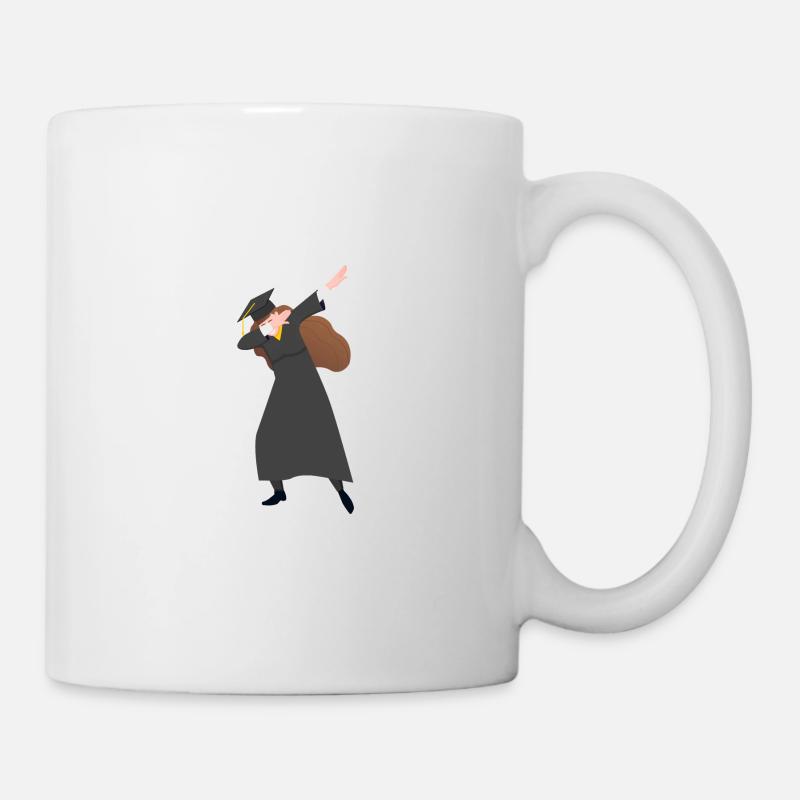 Diplômé de l’Université Dabbt (Dab) - Mug blanc - blanc