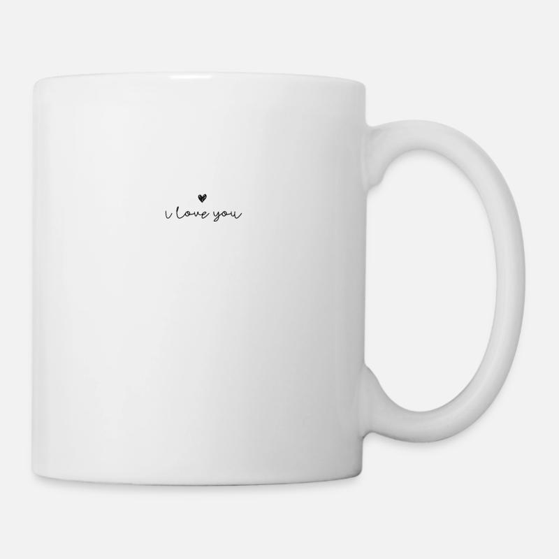 i love you - Mug blanc - blanc