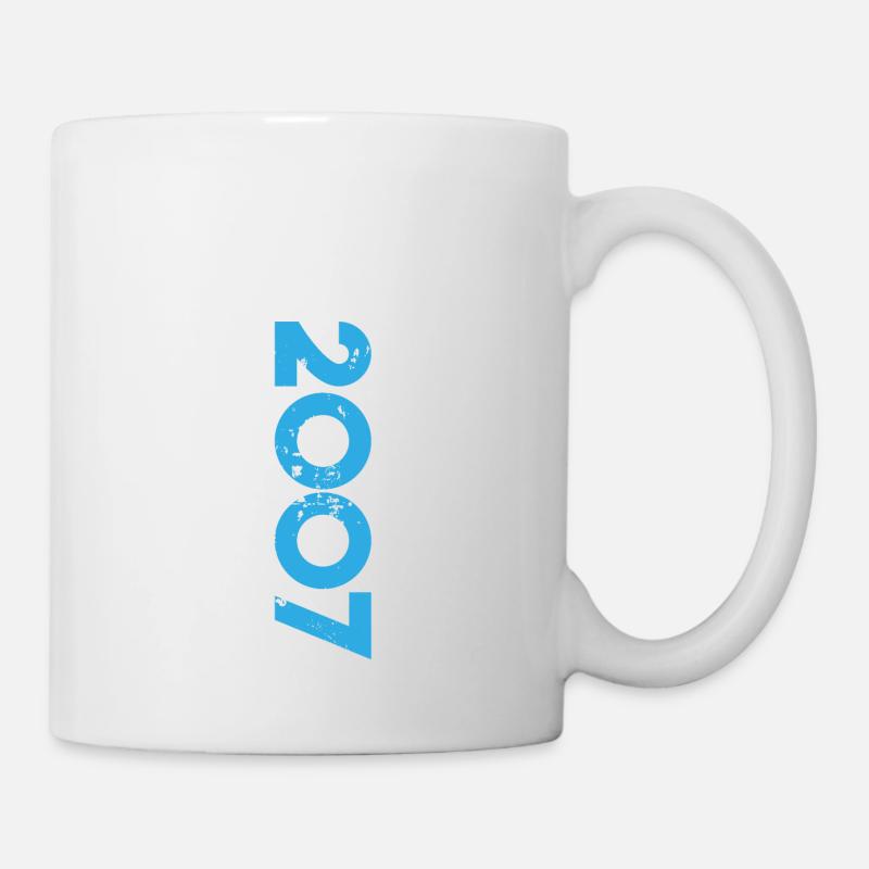 18ème Anniversaire Jeunes Filles 18 Ans 2007 Drôle - Mug blanc - blanc