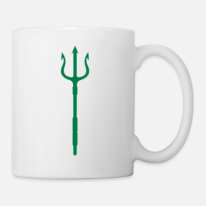 der dreizack - Tasse - Weiß