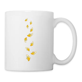 Banane Comic - Tasse - Weiß - Rechts