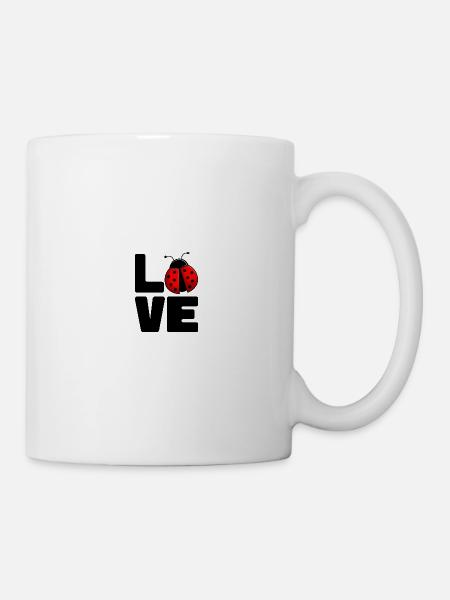 Coccinelle - Mug blanc - blanc