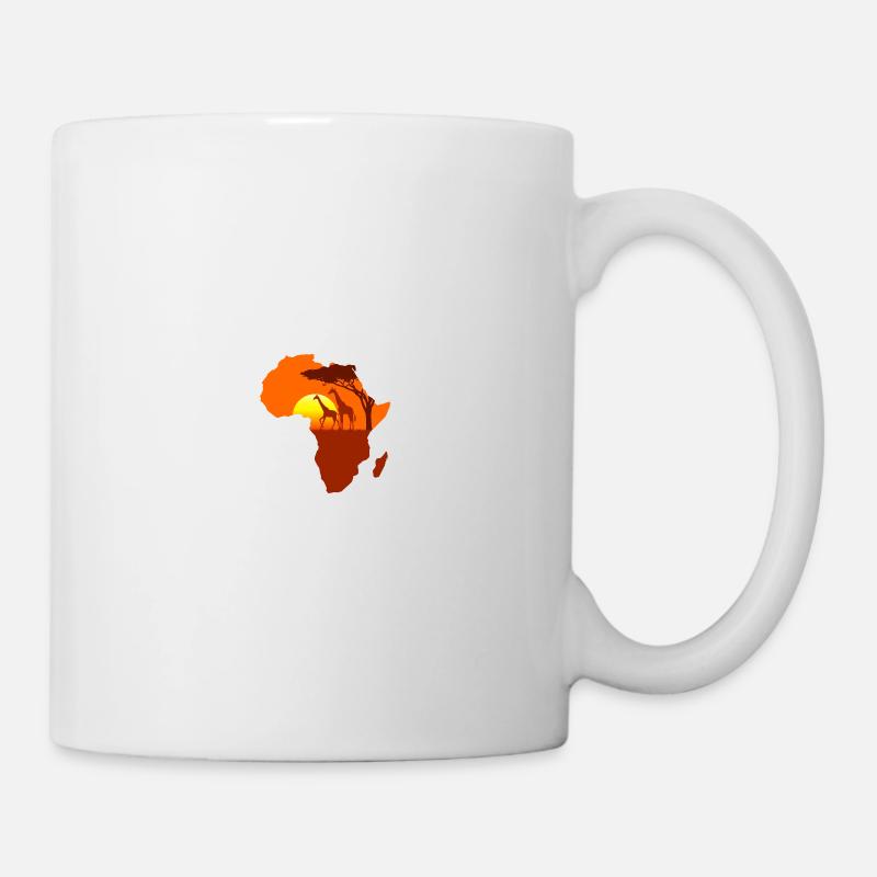 Afrika - Tasse - Weiß