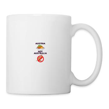 L'Autriche pas l'Australie - Schnitzel no Kangoroo - Mug blanc - blanc - Droite