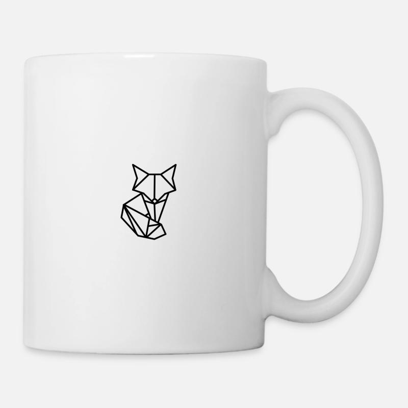 Foxigami black - Tasse - Weiß