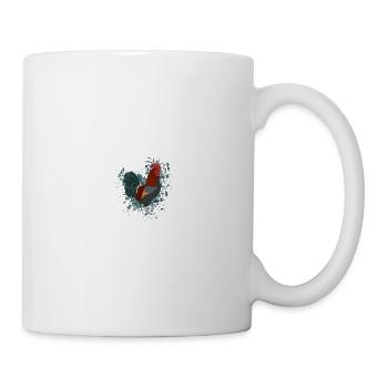 Coq, coq, oiseau, biologiste, ornithologue, animal - Mug blanc - blanc - Droite